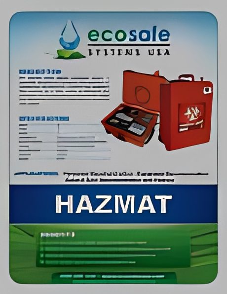 Eco-friendly hazmat information display.