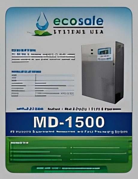 Ecosole MD-1500 water purifier brochure